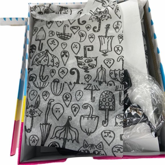 NWT Jeffrey Campbell Stormy Rain Boots in Black - Picture 7 of 8